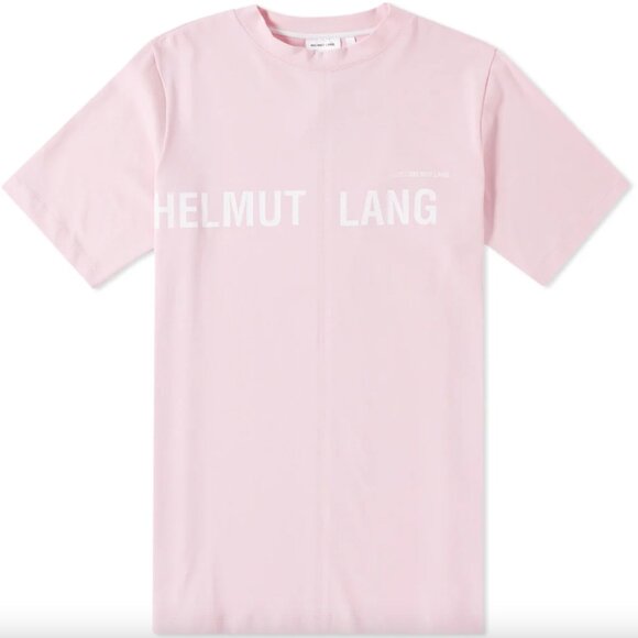Helmut Lang 100% Cotton Pink T-Shirt - Picture 1 of 8